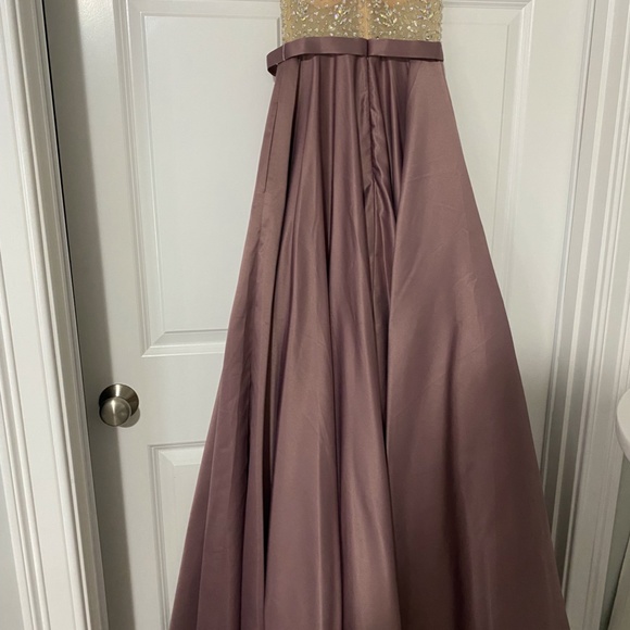 ❗️Price Dropped❗️Prom Dress - Dancing Queen Jewel Ornate Luxury Satin Dress - Picture 6 of 10